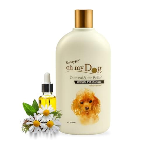 Foodie Puppies Oh My Dog Oatmeal Shampoo for Dogs and Puppies - 500ml | Paraben & Cruelty-Free Ultimate Pet Shampoo | Shiny, Soft Fur and Itch-Relief Coat | Suitable for All Breeds and Sizes