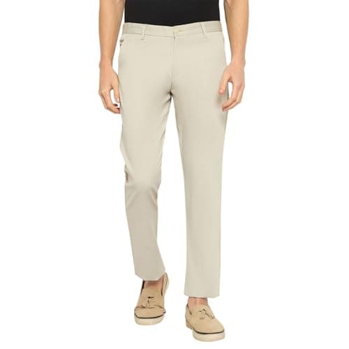 Duke Urban Men Cotton Chinos Trousers (SDT4609_Beige_38)
