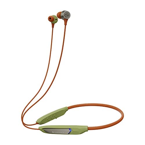 ZEBRONICS Yoga N3 with 46 Hours Backup,Bluetooth Wireless Headphones V5.2 Wireless Neckband,Enc Calling,Gaming Mode (Upto 50Ms),Voice Assistant,Dual Pairing,Splash Proof&Type C (Tropical),in Ear 2