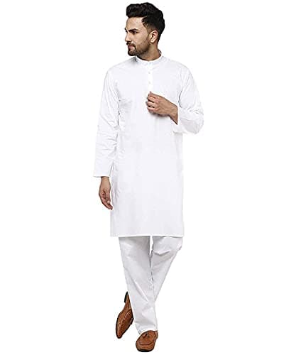 Goodluck Mens Kurta & Pyjama Set Cotton Blend (40)