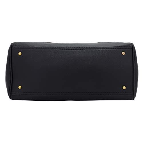 LAPIS O LUPO Flower Embroidery Women Handbag (Black) 6