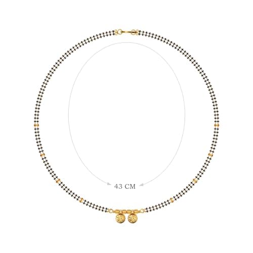 Joyalukkas 22KT Gold Splendor Mangalsutra | Traditional Gold Mangalsutra for Women | BIS & HUID Hallmarked 3