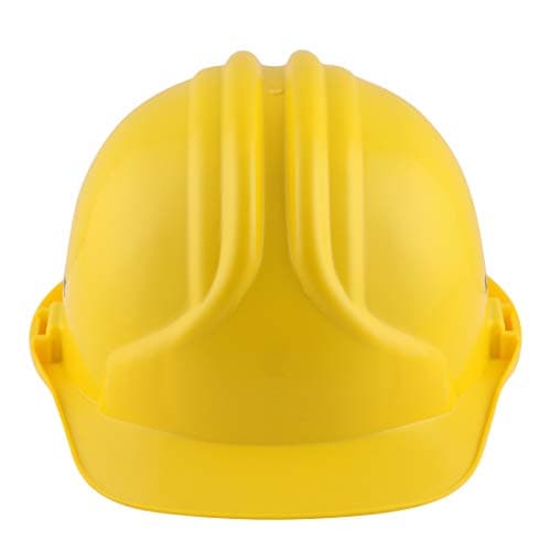KARAM PN561 Safety Helmet for Men Industrial & Construction Helmet | Sider Adjustment Type with Adjustable Chin Strap | Work Helmet with Side Slot for Attachment |EN Certified | Yellow 3