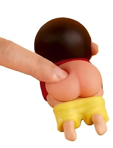 RVM Toys 10cm Shinchan Figurine Cartoon Action Figure Toys Funny for Boys & Girls PVC Car Dashboard Table Toy Red 4
