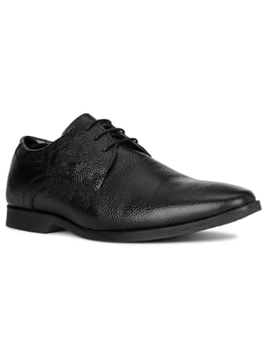 Hush Puppies Men's Aaron Derby Black Formal Shoe's - 8 UK (8256672)