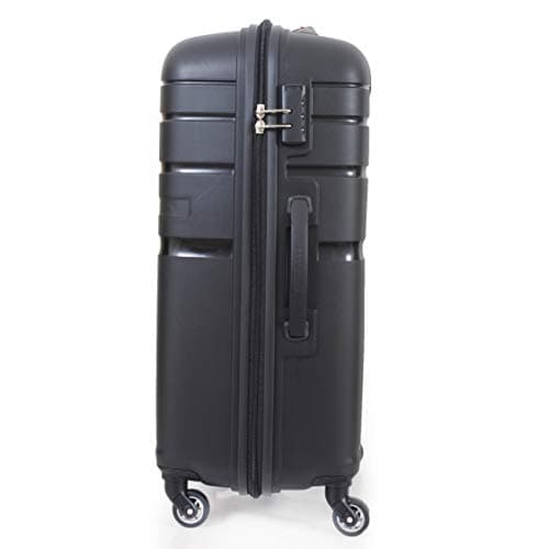 American Tourister Medium Trolley Bag for Travel | Upland Spinner 68 Cms Polypropylene Hardsided Check-in Luggage Bag | Suitcase for Travel | Trolley Bag for Travelling, Black 2