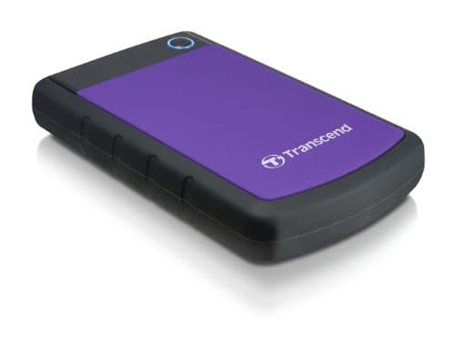 Transcend StoreJet 4TB External HDD - USB 3.1 Gen1 | Excellent anti-shock protection | One touch auto backup | 2.5" HDD | 3 Yrs. Warranty | Portable Hard Disk Drive | Purple TS4TSJ25H3P