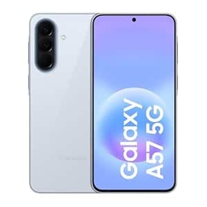 Samsung Galaxy A57 5G (Awesome Icyblue, 12GB RAM, 256GB Storage), Agentic AI, Triple Camera with Nightography Video, 2 Days Battery Life, 6 Gen OS Upgrades, IP68, 6.9mm Sleek, with No Cost EMI