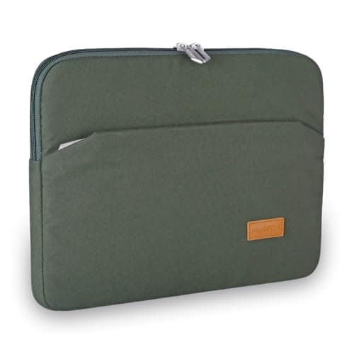 Protecta | Grace | Sleeve for MacBook | Air 15" | Olive | Protective Case | Padded Cover | Water Repellent | Made in India | Lightweight | Durable 3