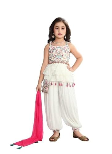 Traditional Top with Palazzo Ethnic Dress Set