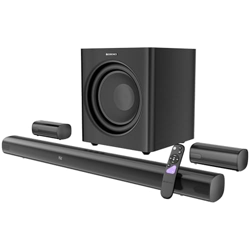 Zebronics Juke Bar 9560 950W Soundbar 2026 Launch, 5.1 CH Surround Sound, Dolby Audio, 30.48cm Wireless Subwoofer, Dual Rear Satellites, BTv5.3, HDMI ARC, USB, LED Display, Wall Mountable