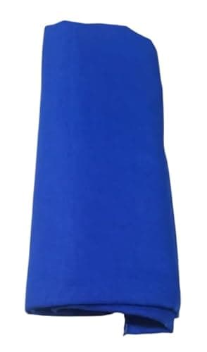 Cotton Plain Linen Unstitched Fabric for Men & Women Both Shirt,Kurta,TOP(Width-56 inch,Length -1.70 Meter) Less Wrinkles, All Weather Soft Fabric,Free_Size,Light Weight (Royal Blue 1.70 Meter)