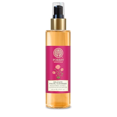 Forest Essentials Delicate Facial Cleanser Mashobra Honey, Lemon & Rose Water 130 Ml (Face Wash) 6