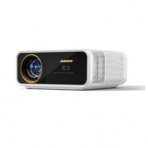 BOSS A10 Ultra 2026 Smart AI Projector | Native Full HD | 4K HDR Support | 2050 ANSI Lumens | QLED Display | Official Android TV 14 | AI Auto Focus & Keystone | Voice Control | Sealed Optical Engine 3
