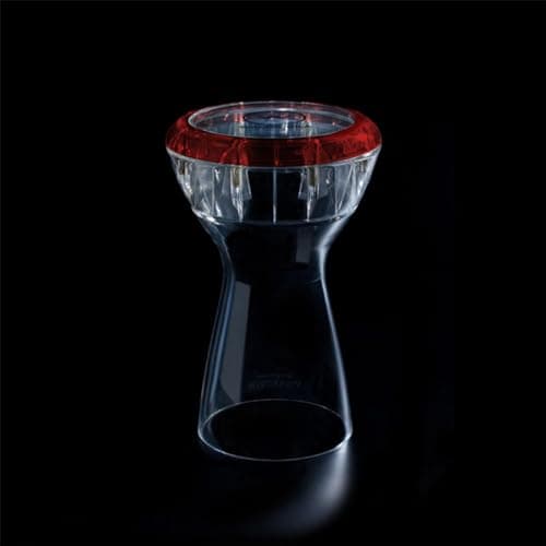 Wambooka DAR-RD Touring Series Diamond Wet & Dry Darbuka | 8.75" Head & Unbreakable PC Body | Lightweight Drum for Deep Bass & Crisp Highs | Includes Padded Bag, Allen Key & Learning Course | Red 4