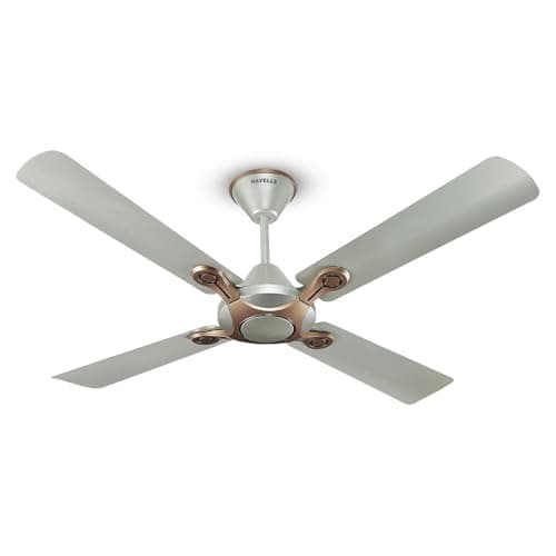 Havells 1200mm Leganza ES 4B Ceiling Fan|Best fan in 4 Blade,Premium Finish Decorative Fan,High Air Delivery|Energy Saving,100% Pure Copper Motor,2 Year Warranty|(Pack of 1,Bronze Gold),5 Stars