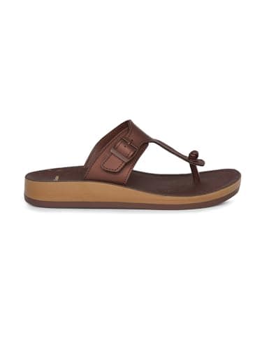 Bata Women's Casual Thong Slipper - Brown - (UK- 6) 2
