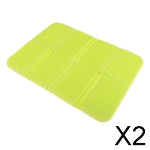 Bnf® 2xPortable Foldable Seat Cushion XPE Mat Camping Moisture Proof Pad Green 2