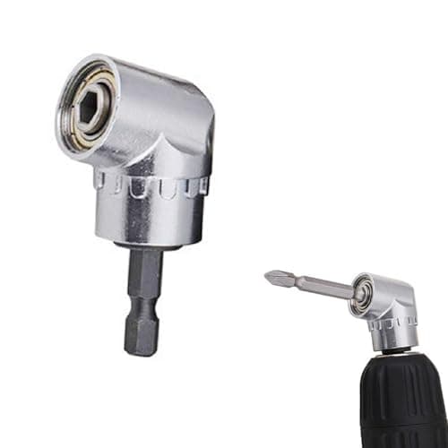 Drill Machine Attachment Tools 105 Degree Right Angle Drill Drive 1/4 Inch Hex Shank Screwdriver Attachment (normal)
