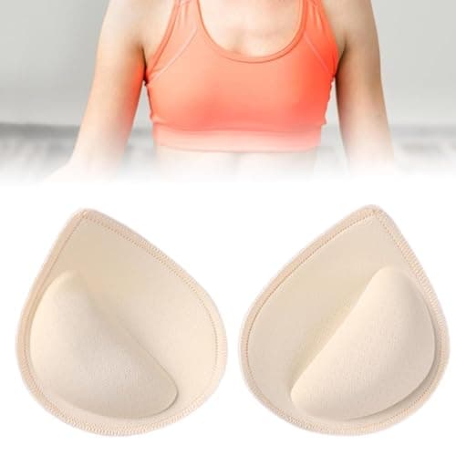 Meadawgs® 2Pcs Bra Pads Inserts Soft Breast Enhancers Inserts for Yoga Wear Sports Bra 6cm Thick|Clothing Shoes & Accessories | Womens Clothing | & Sleep |1 Pair of Bra Pads Inserts 5