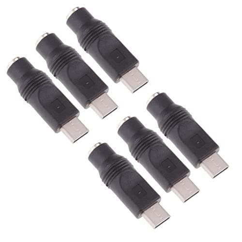 CLUB BOLLYWOOD® 6 Pieces Type-C Male to 5.5x2.1mm Female Converter for Laptop PC| Laptop & Desktop Accessories | Laptop Power Adapters/Chargers|6 Pieces Type-C Male to 5.5x2.1mm Female Converter 4