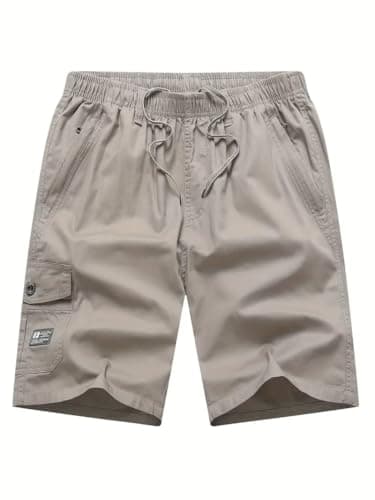 STREET BOYS Classic Men's Ribbed Cotton Relaxed Shorts || Half Pant with Drawstring & 4 Pockets || Men Shorts Casual || Shorts Pant for Men (in, Numeric, 34, Men, Light Grey)