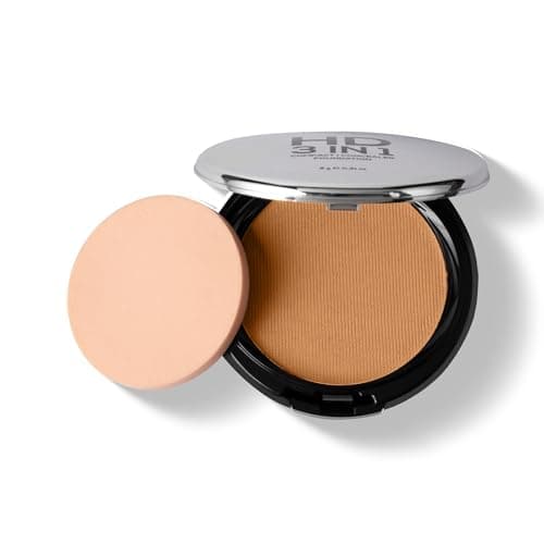 RENEE All Beige PRO HD 3 In 1 Compact,Concealer,Foundation-Amande,SPF 20,Matte Finish,High Coverage,Ultralight & Silky Smooth Finish,Enriched With Vitamin E,C & Aloe Vera-9 Gm,Beige 2