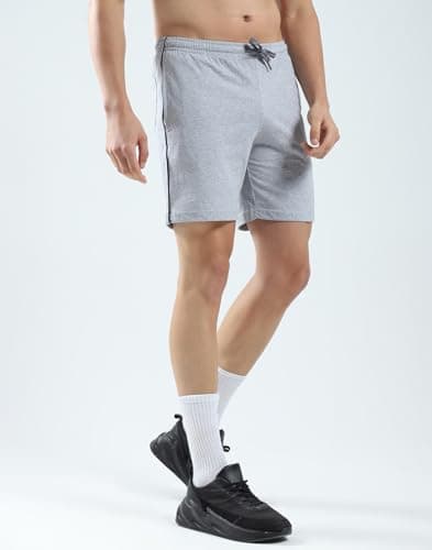 Monte Carlo Mens Solid Regular Fit Bermuda Grey XL 3