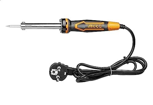 Ingco 40W/240V Electric Soldering Iron, SI0248, Soldering Rod With Wire, Pointed Iron Tip For Home Use