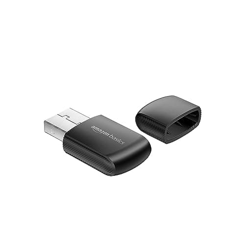 Amazon Basics 150Mbps Nano Wireless USB Wi-Fi Adapter for PC, Laptop | Supports Windows, Mac and Linux | USB 2.0 2