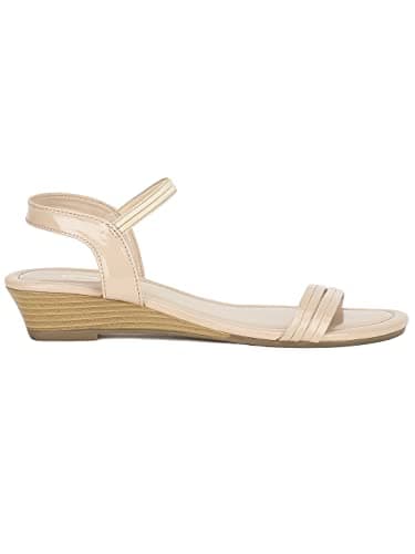 Bata June Sandal Women's Beige Heels - 6 UK (5618219) 2