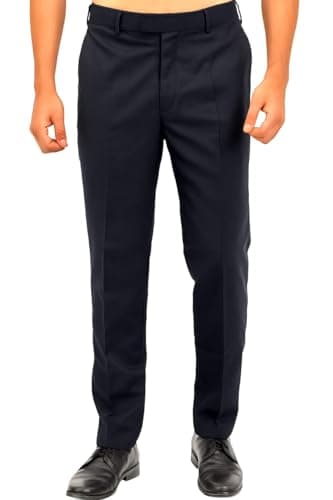HPCL Hindustan Petroleum Official Uniform Nozzle Man Pant – Navy Blue Formal Workwear (in, Numeric, 36, Regular) 2
