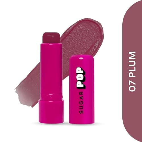 SUGAR POP Nourishing Lip Balm, 4.5g - 07 Plum Tinted Lip Moisturizer For Dry & Chapped Lips Enriched With Castor Oil, SPF Infused Lip Care For Women 2