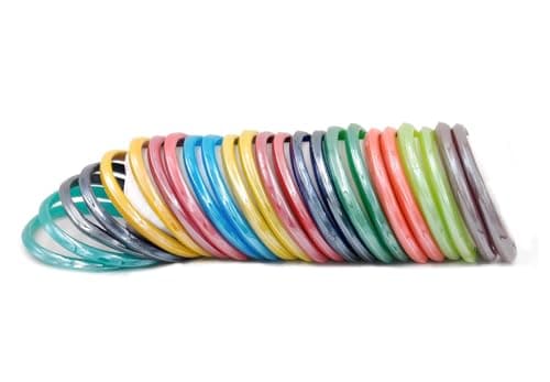 AABHAYA ARTS Glossy Indian Glass Bangles for Women 12 Multi Colours Pairs, (Pack Of 24 Bangles) (2-10 Extra Large) 4