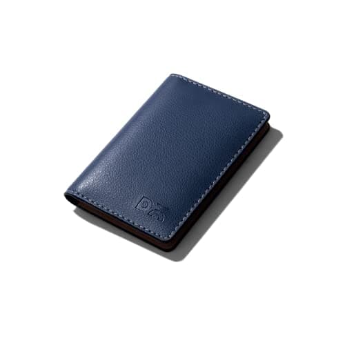 DailyObjects Hunter Space Blue Log Bi-Fold Wallet | Compact and travel friendly structure | Durable, contemporary, and sophisticated | Premium Pebbled Leather | Manufactured in India | For Men 4
