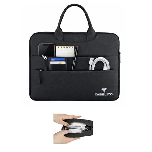 Tabelito Basic 14 Inch Laptop Bag Sleeve Cover with Box for 14-inch laptops HP/Dell/Accer/Apple/Asus/Lenovo/Ultrabook/Razer Etc.Black 14 INCH 2