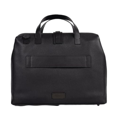 Athens Leather Briefcase | Full-Grain Leather | Vintage design that exudes timeless appeal. | 14” MacBook Pro & 11” iPad Pro.| Fully openable top, allowing for easy access to contents. 3