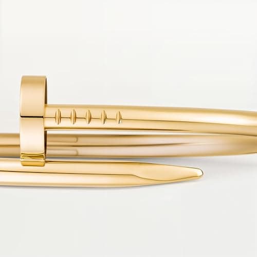 CLEO Be Bold Be You Chunky Gold-Plated Cuff Bracelet Kada for Women | Bold Open Bangle | Anti-Tarnish, Hypoallergenic Fashion Jewellery | Premium Statement Piece 4