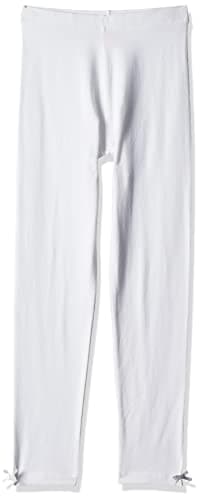 max Girls Solid Full-Length Leggings_S23Elg08White_11-12Years White Fit Type : Regular Fit, Mid Rise