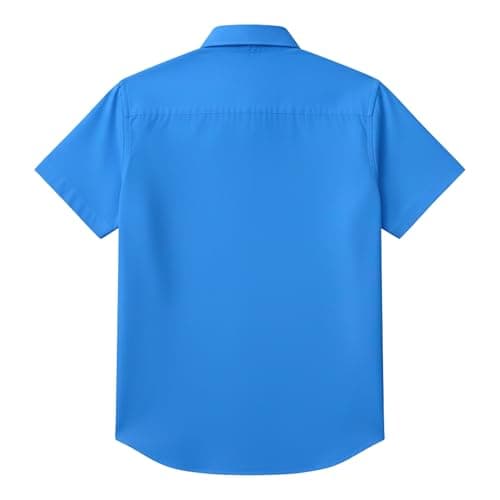 EASILIX Shirt Half Sleeve | Unisex | School Uniform (in, Age, 3 Years, 17 Years, 34, Blue) 2