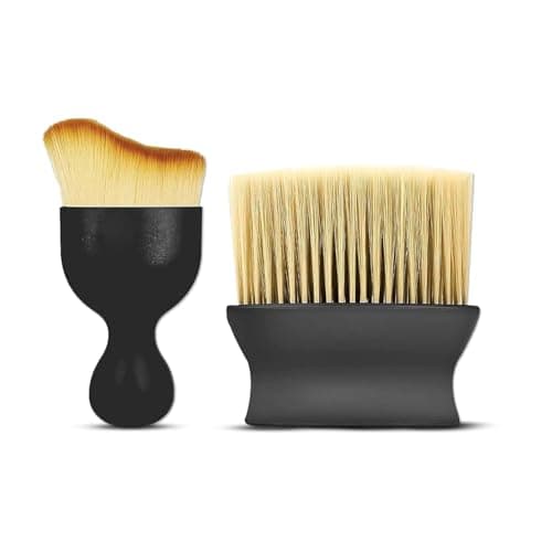 T TOPLINE Car Interior Cleaning Brush Set, Soft Microfiber Duster with Ergonomic Handle, Car Cleaning Brush with Handle Wet & Dry Car Washing Brush Ideal Car Accessories (Brush Combo)