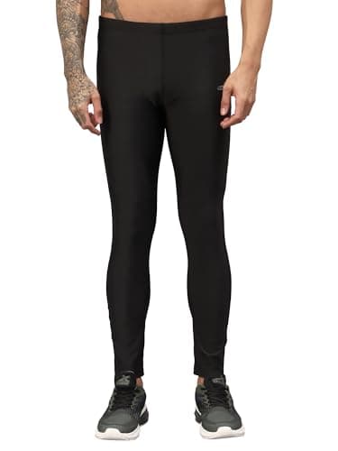Vector X COMBAT-002 Men's Compression Pant|Legging|Full Length Bottom Tights|Lower For Gym Sports Workout, Running, Swimming, Cycling, Yoga|Base Layer Quick Dry Moisture-Wicking Active Wear(XXL) Black
