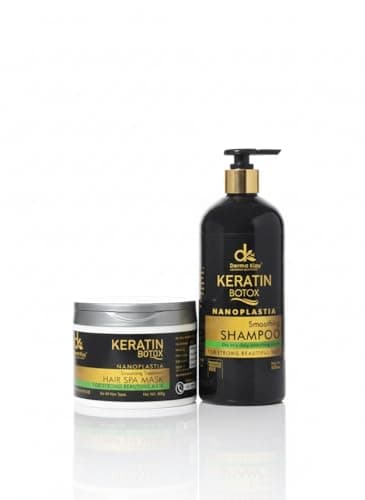 DERMA KLAY Ayurvedic Pack Of 2 Pure Clarifying Shampoo & SPA Mask for Nourished Hair With Protein Fusion, Hair Protection, Daily Strengthening, and Moisturising Shampoo 2