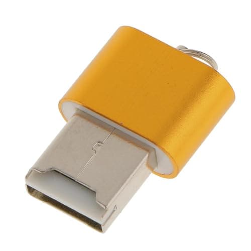 HEAVENGLOW High Speed Mini USB 2.0 Micro SD TF T-Flash Memory Card Reader Adapter Gold|Computers/Tablets & Networking | Laptop & Desktop Accessories | Memory Card Readers & Adapters 3