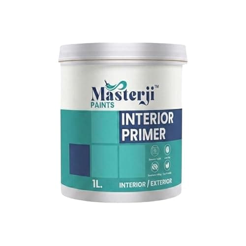 Masterji Multi-Surface Primer for Interior Walls, Quick Dry, Smooth Finish, Long-Lasting Adhesion (1 Liters of 1 Bucket)