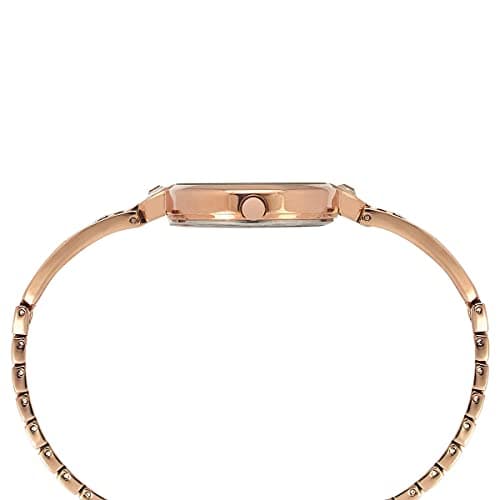 TIMEX Fria Analog Watch for Women with Silver Round Dial & Rose Gold Brass Bracelet Band Water Resistant Women's Wrist Watches - TWEL15201 4