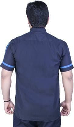 FABUNIFORMS Male Housekeeping, Hotel Staff, Hospital Staff Uniform Set For Men Staff (Dark Blue, 40) 5