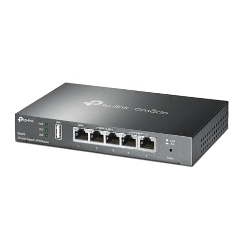 TP-Link ER605 (TL-R605) | Multi-WAN Wired Single_Band 1000 Mbps VPN Router | Up to 3 Gigabit WAN Ports | SPI Firewall SMB Router | Omada SDN Integrated | Load Balance | Lightning Protection 2