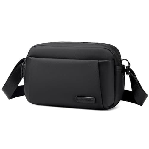 Arctic Hunter Sling Bag Men Water-Repellent & Scratch-Resistant Organizer Crossbody Bag with Customized Zipper & Removable Key Buckle Side Bag For Daily Travel Use