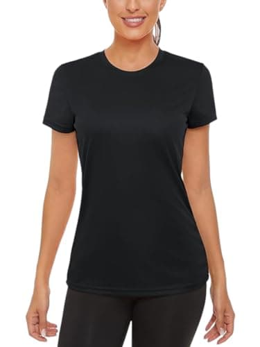 Aqua Holic Women Short Sleeves T-Shirt- UPF50+ Sun Protection Quick Dry T-Shirt for Swimming, Hiking Atheltic Workout Rash Guard Tops